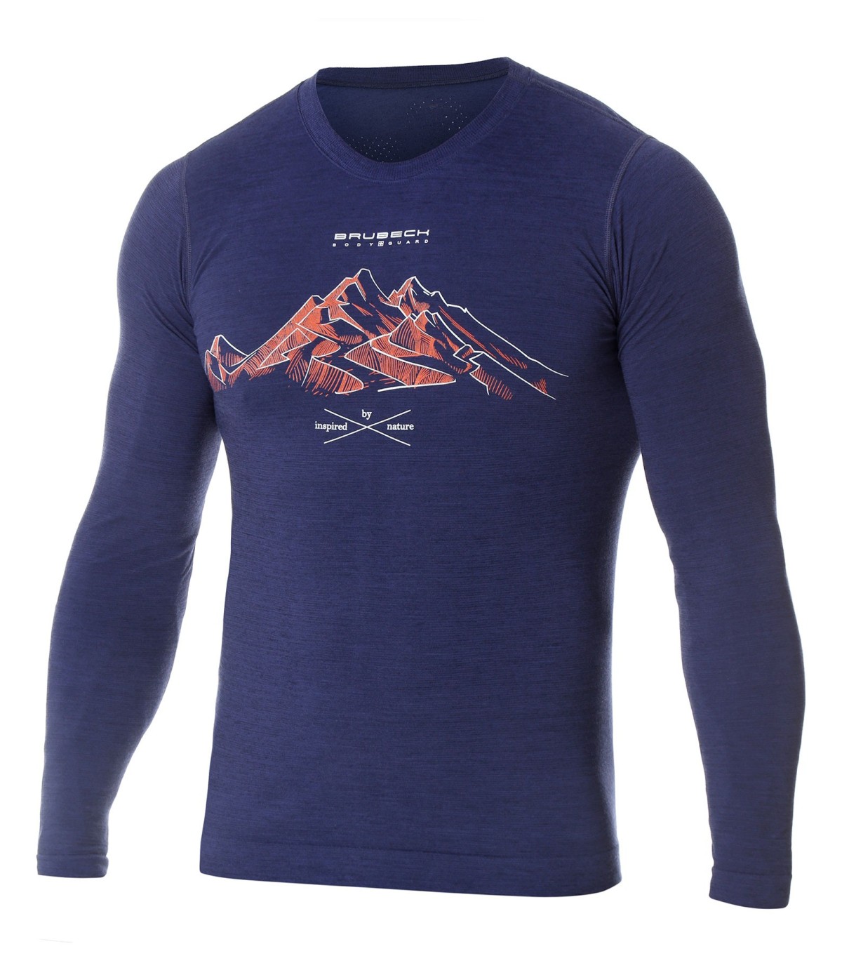 BRUBECK T-Shirt Thermique Homme OUTDOOR WOOL OURS